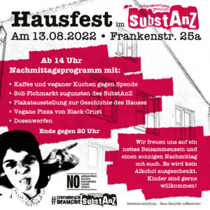 Hausfest mal anders - SubstAnZ-Soliflohmarkt und vieles mehr