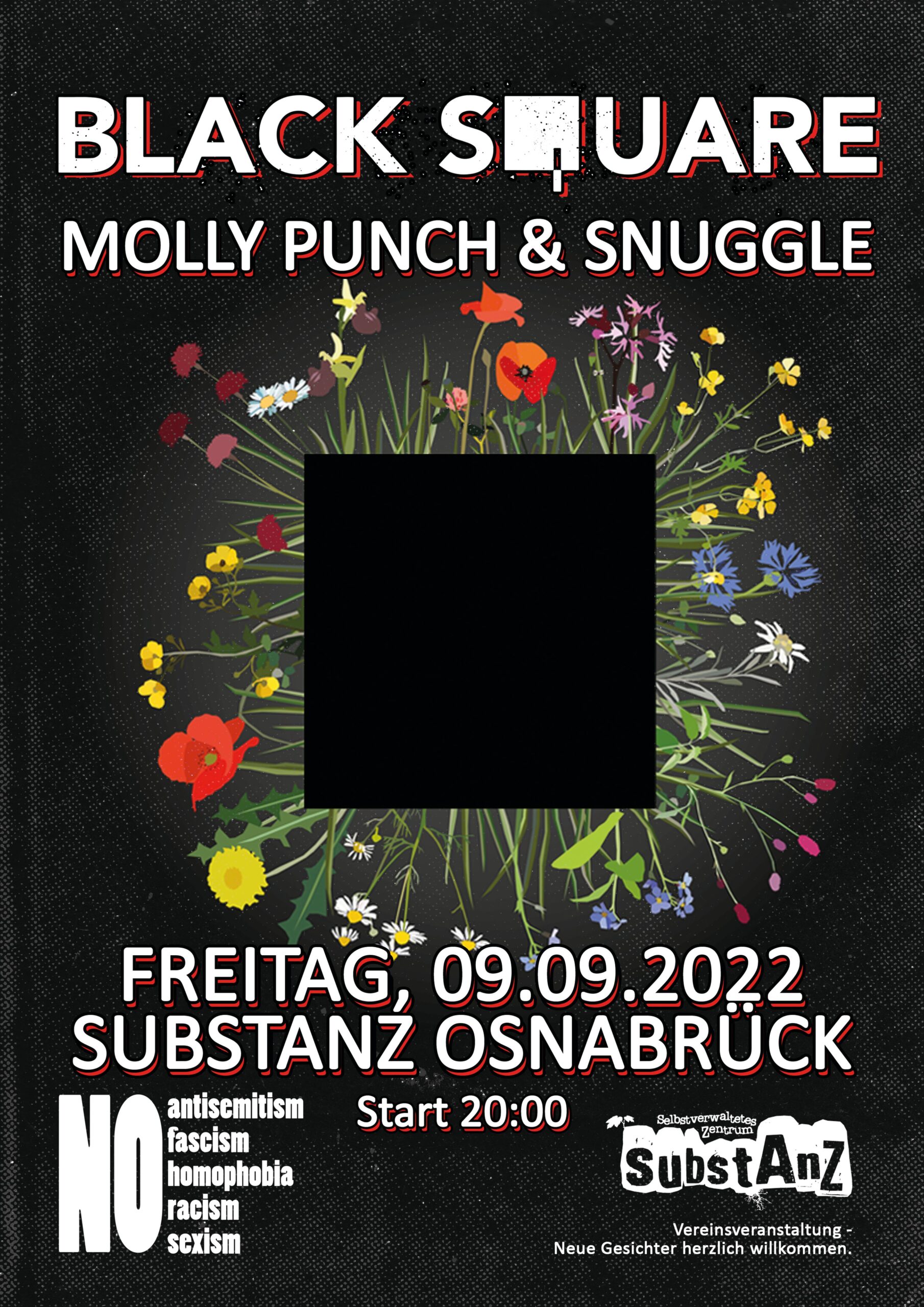 Black Square and Molly Punch and Snuggle at SubstAnZ Osnabrueck, Friday nineth September twentytwenty