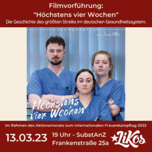 Film: „Höchstens vier Wochen“ @ SubstAnz