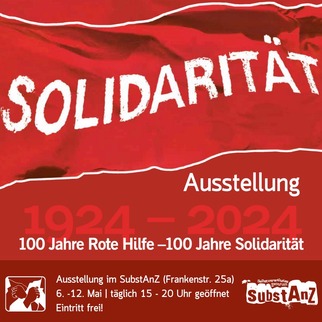 Ausstellung 100 Jehre Rote Hilfe