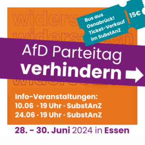 AfD-Parteitag verhindern! Infoveranstaltung