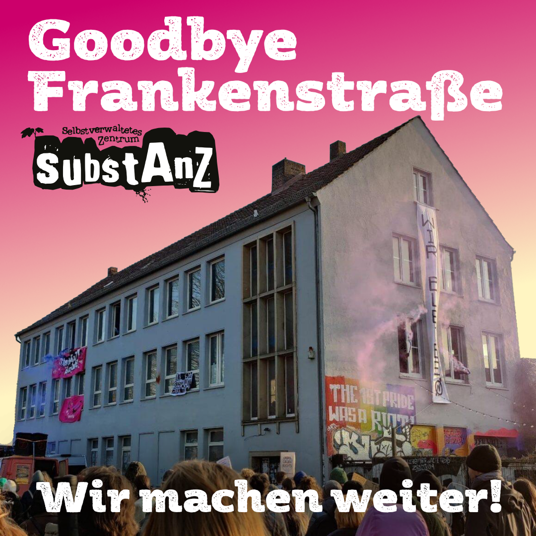 Goodbye Frankenstraße